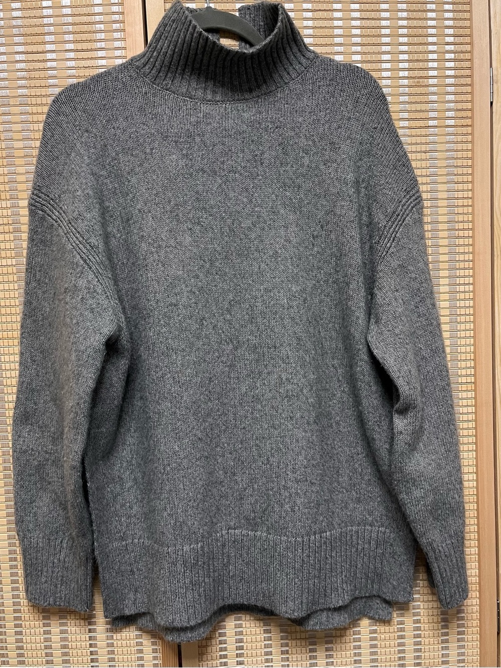 H&M oversized knit turtleneck wool blend Sweater